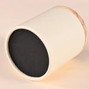 10PCS Round Tea Coffee Bean Paper Cans with Wooden Lids for Storage