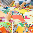 A4 80gsm Coloured Paper Multi Color Pack Printer Paper for Craft School Use - Green