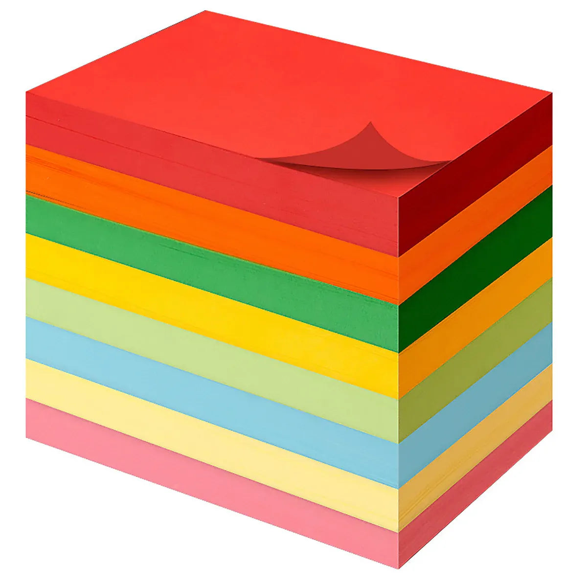 A4 Coloured Paper 70/80GSM Multi Colours for Craft Scrapbook School Project - 10-Colour