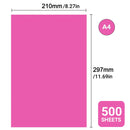 A4 Coloured Paper 70/80GSM Multi Colours for Craft Scrapbook School Project - 5-Colour