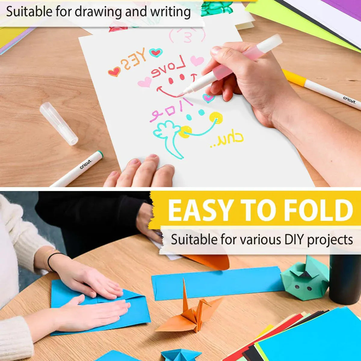 A4 Coloured Paper 70/80GSM Multi Colours for Craft Scrapbook School Project - 5-Colour