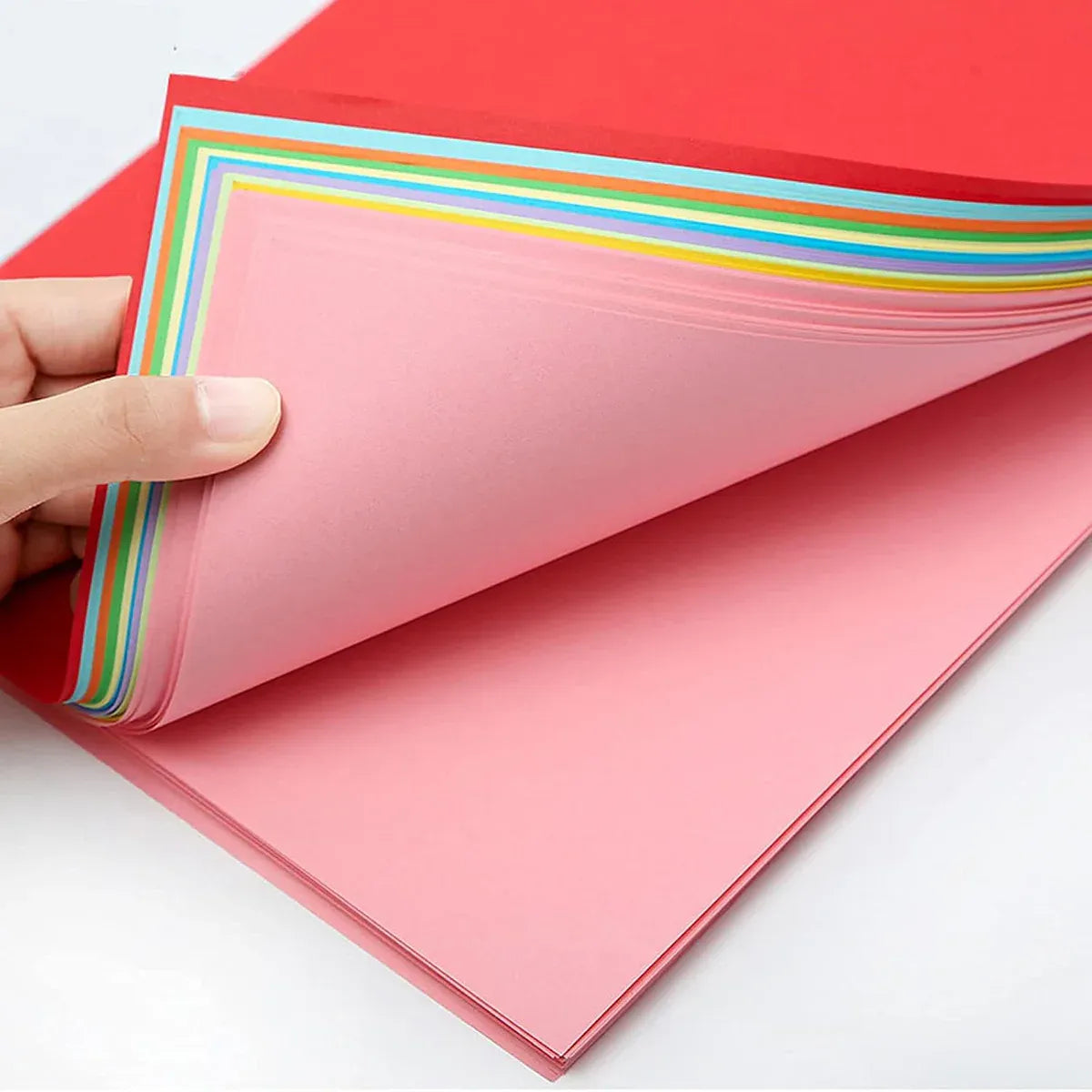 A4 Coloured Paper 70/80GSM Multi Colours for Craft Scrapbook School Project - 5-Colour