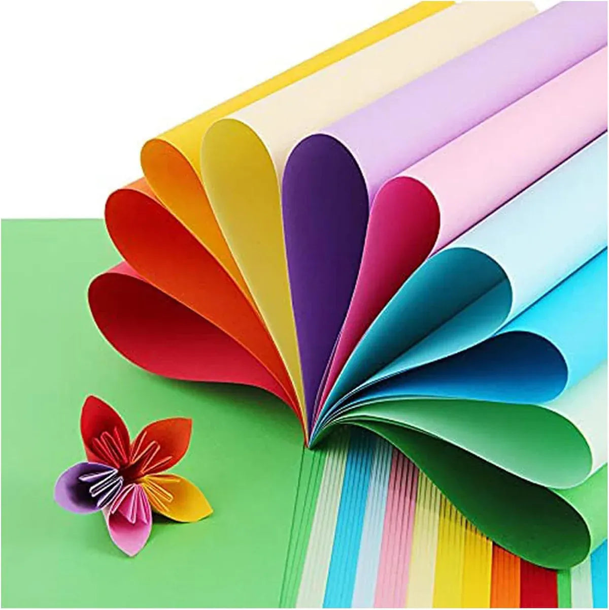 A4 Coloured Paper 70/80GSM Multi Colours for Craft Scrapbook School Project - 5-Colour