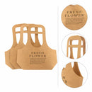 10PCS Handheld Kraft Paper Flower Gift Bags Natural Finish for Bouquets - S