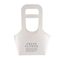 10PCS Handheld Kraft Paper Flower Bags for Bouquet Gift Wrapping - L