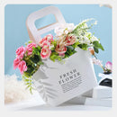 10PCS Handheld Kraft Paper Flower Bags for Bouquet Gift Wrapping - S