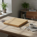 Kraft Paper Box 2 Sizes Brown 50Pcs Packaging Shipping Box Quick Folded Durable - 10x10x1.5cm