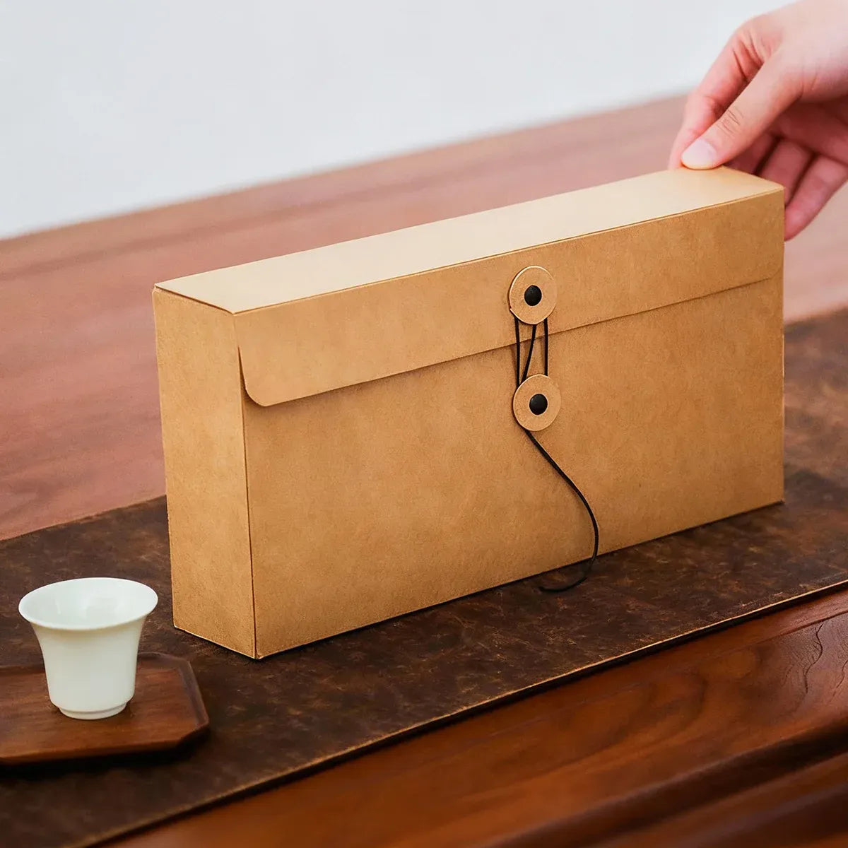 Kraft Paper Gift Boxes 2 Sizes for Packaging Wedding Party Favors Small Items - M