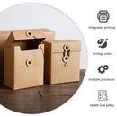 Kraft Paper Gift Boxes 2 Sizes for Packaging Wedding Party Favors Small Items - M