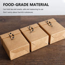Kraft Paper Gift Boxes 2 Sizes for Packaging Wedding Party Favors Small Items - M