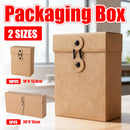 Kraft Paper Gift Boxes 2 Sizes for Packaging Wedding Party Favors Small Items - L