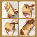 50PCS Portable Kraft Paper Gift Boxes for Birthday Holiday Wrapping