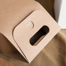 50PCS Portable Kraft Paper Gift Boxes for Birthday Holiday Wrapping