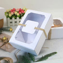 24PCS Kraft Candy Box with Clear Window Easy to Assemble Durable Gift Boxes - Black