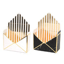Envelope Flower Box Gift Packaging Floral Display Holder Wedding Retail 8PCS - Black