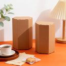 20PCS Kraft Paper Gift Box Hexagon for Party Wedding Candy Packaging