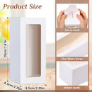 20PCS Cup Gift Boxes Sturdy with Clear Window Aesthetic for Coffee Cup Packaging - Kraft
