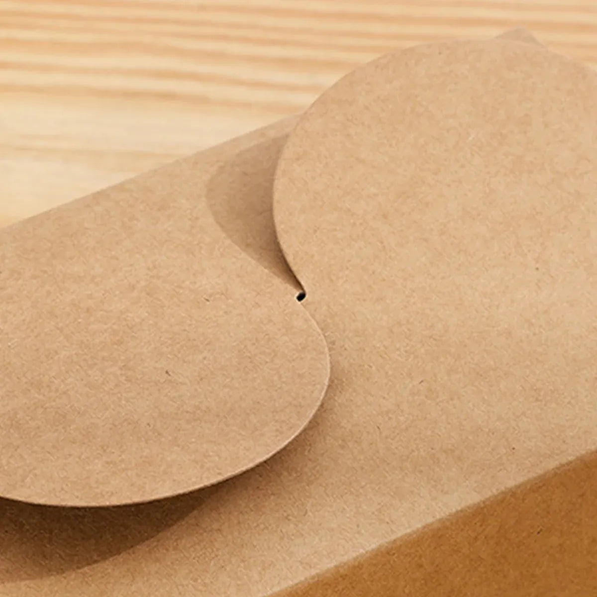 50PCS Foldable Gift Paper Boxes 15x10x8.5cm Khaki White for Party Wedding Use - Khaki