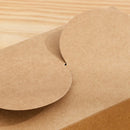 50PCS Foldable Gift Paper Boxes 15x10x8.5cm Khaki White for Party Wedding Use - Khaki