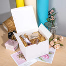 Kraft Gift Boxes 50pcs 10x10x10cm Party Favour Packaging Paper Boxes - Kraft
