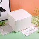 Kraft Gift Boxes 50pcs 10x10x10cm Party Favour Packaging Paper Boxes - Kraft
