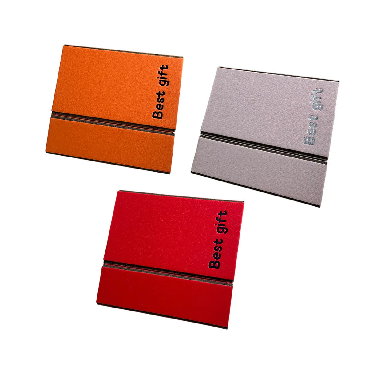 10PCS Folding Gift Boxes 2-Piece Design for Wedding Party Favors Candy Packaging - Orange