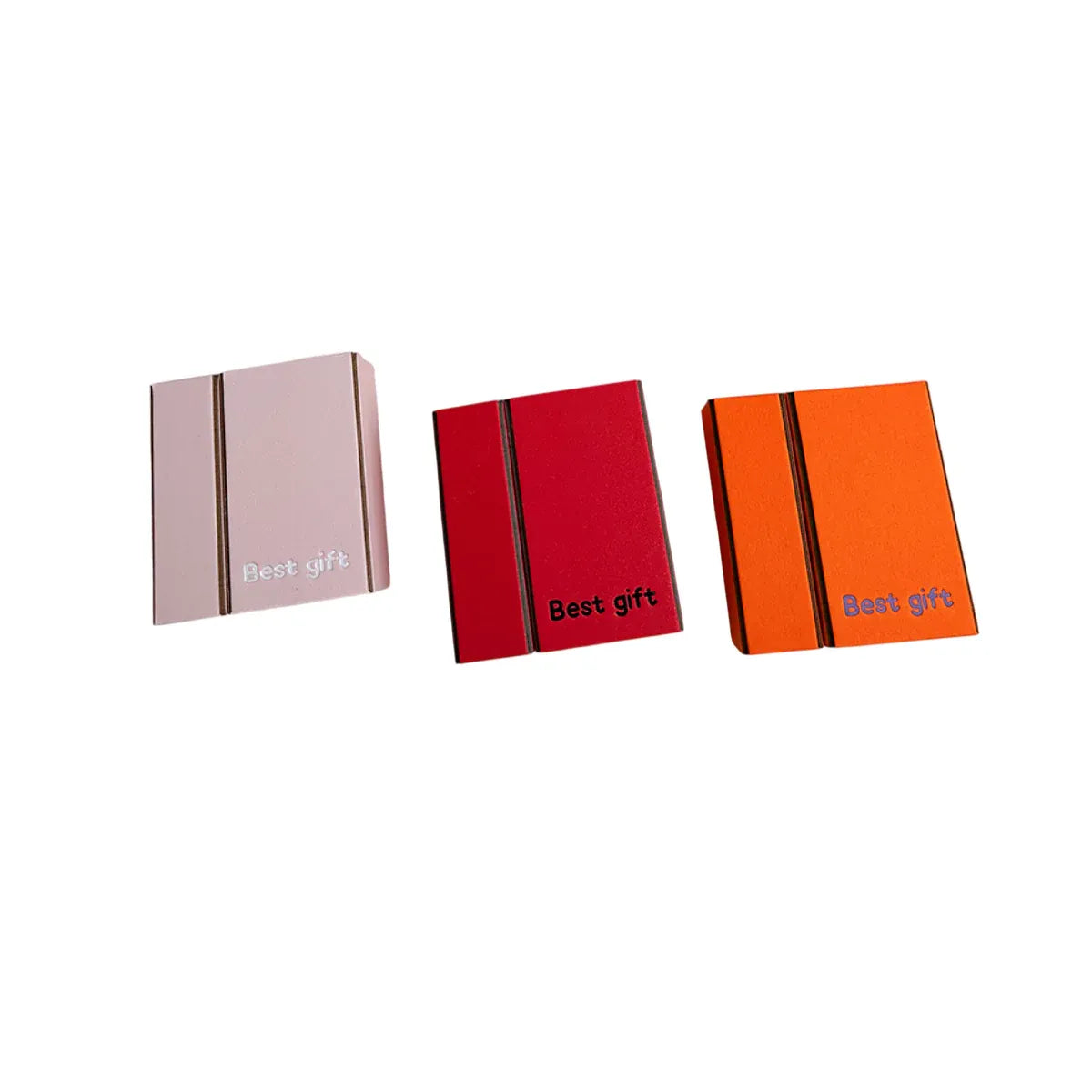 10PCS Folding Gift Boxes 2-Piece Design for Wedding Party Favors Candy Packaging - Orange