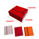 10PCS Folding Gift Boxes 2-Piece Design for Wedding Party Favors Candy Packaging - Purple