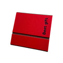 10PCS Folding Gift Boxes 2-Piece Design for Wedding Party Favors Candy Packaging - Red