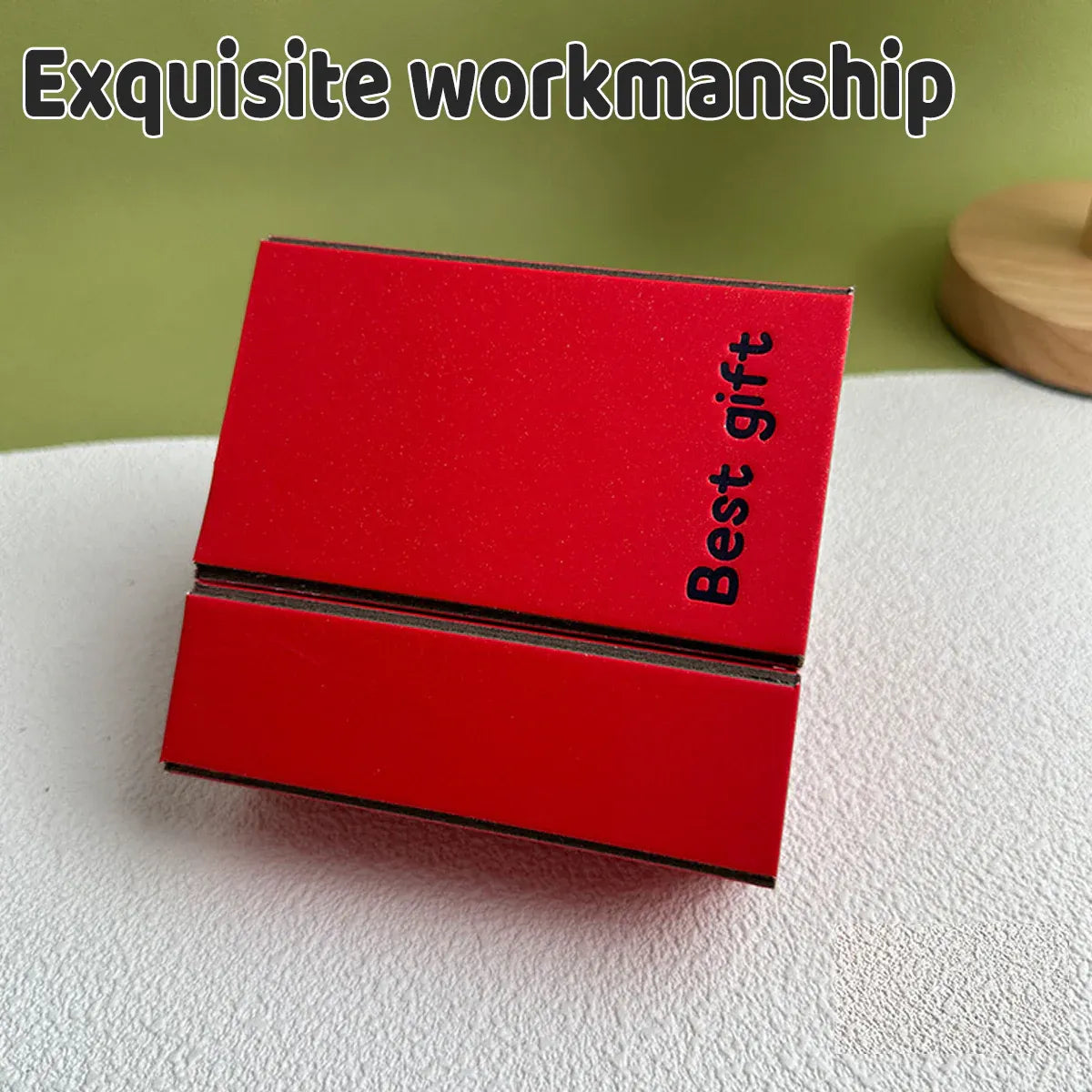 10PCS Folding Gift Boxes 2-Piece Design for Wedding Party Favors Candy Packaging - Red