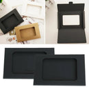 100PCS Windowed Postcard Mailing Box Cardboard Envelope for Packaging Craft Use - White