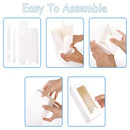 20PCS Cup Gift Boxes Sturdy with Clear Window Aesthetic for Coffee Cup Packaging - White