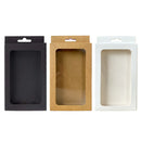 50PCS Gift Packaging Boxes Durable Clear Window for Gift Packaging Presentation - White