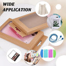 50PCS Gift Packaging Boxes Durable Clear Window for Gift Packaging Presentation - White