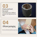 Cowhide Pressure Bubble Paper Roll Shock Absorbing Biodegradable Cushioning Wrap - 28x50m