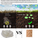 Cowhide Pressure Bubble Paper Roll Shock Absorbing Biodegradable Cushioning Wrap - 28x50m