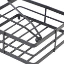 2PCS Black Wrought Iron Napkin Holder Square Tissue Rack for Home Kitchen Decor