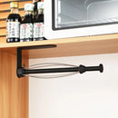 Stainless Steel Kitchen Paper Towel Holder Napkin Cling Film Organizer Rack