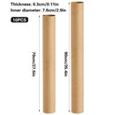 10PCS Round Kraft Paper Storage Tubes Cardboard Poster Document Shipping Tube - 90cm