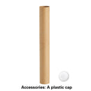 10PCS Round Kraft Paper Storage Tubes Cardboard Poster Document Shipping Tube - 90cm