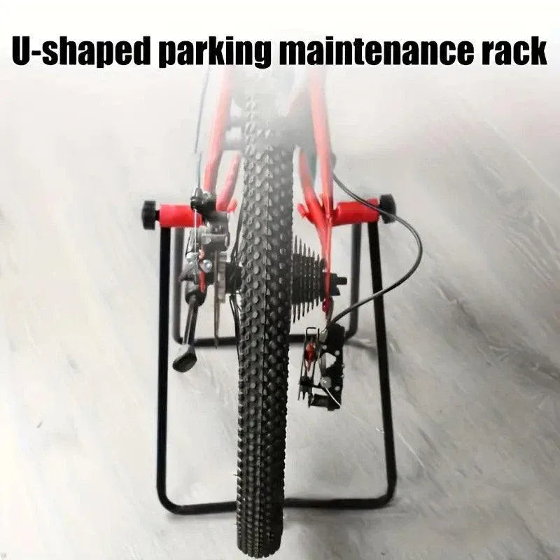 Mountain Bike Triangle Stand Vertical Parking Rack Road Bicycle Storage Holder