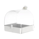 3in1 Parrot Bath Basin Bird Bathtub Cage or Accessory Pet Bird Feeder Water Bowl - Bathroom