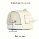 3in1 Parrot Bath Basin Bird Bathtub Cage or Accessory Pet Bird Feeder Water Bowl - Bathroom