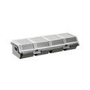 Plastic Screw Parts Storage Box Small Hardware Organizer Case with Four Grids