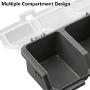 Plastic Screw Parts Storage Box Small Hardware Organizer Case with Four Grids