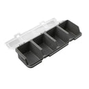 Plastic Screw Parts Storage Box Small Hardware Organizer Case with Four Grids