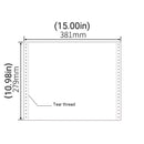 2000Pages Dot Matrix Printer Paper 381x279mm Clear Colour Rendering for Computer