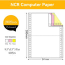 NCR Carbonless Computer Paper Clear Printing Pure Wood Pulp