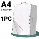 A4 Dot Matrix Printer Paper 2000 Sheets for Computer Office