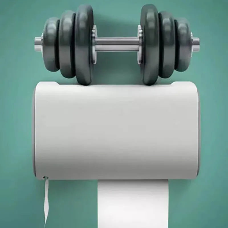 Toilet Paper Holder Waterproof Wall Mounted Roll Paper Tissue Box Shelf Bathroom